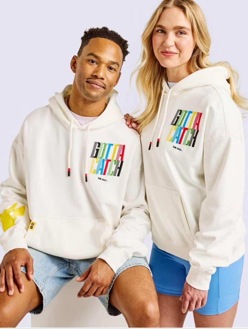 NWT - Pokemon X Target Cream Hoodie - Gotta Catch 'Em All